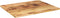 vidaXL - Tafelblad - rechthoekig - 90x80x2,5 - cm - massief - ruw - mangohout
