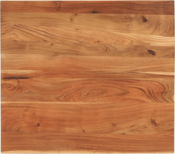 vidaXL - Tafelblad - rechthoekig - 90x80x2,5 - cm - massief - acaciahout