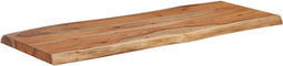 vidaXL - Tafelblad - rechthoekig - natuurlijke - rand - 100x40x2,5 - cm - acaciahout