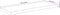 vidaXL - Tafelblad - rechthoekig - natuurlijke - rand - 100x40x2,5 - cm - acaciahout