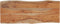 vidaXL - Tafelblad - rechthoekig - natuurlijke - rand - 100x40x2,5 - cm - acaciahout
