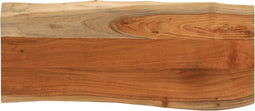 vidaXL - Tafelblad - rechthoekig - natuurlijke - rand - 100x40x3,8 - cm - acaciahout