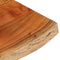 vidaXL - Tafelblad - rechthoekig - natuurlijke - rand - 100x40x3,8 - cm - acaciahout