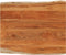 vidaXL - Tafelblad - rechthoekig - natuurlijke - rand - 100x80x2,5 - cm - acaciahout