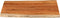 vidaXL - Tafelblad - rechthoekig - natuurlijke - rand - 100x80x2,5 - cm - acaciahout