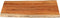 vidaXL - Tafelblad - rechthoekig - natuurlijke - rand - 100x80x3,8 - cm - acaciahout