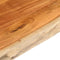 vidaXL - Tafelblad - rechthoekig - natuurlijke - rand - 100x80x3,8 - cm - acaciahout