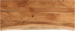vidaXL - Tafelblad - rechthoekig - natuurlijke - rand - 110x40x2,5 - cm - acaciahout