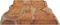 vidaXL - Tafelblad - rechthoekig - natuurlijke - rand - 110x40x2,5 - cm - acaciahout