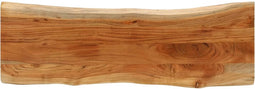 vidaXL - Tafelblad - rechthoekig - natuurlijke - rand - 110x40x3,8 - cm - acaciahout