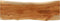 vidaXL - Tafelblad - rechthoekig - natuurlijke - rand - 110x40x3,8 - cm - acaciahout
