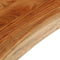 vidaXL - Tafelblad - rechthoekig - natuurlijke - rand - 110x40x3,8 - cm - acaciahout