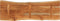 vidaXL - Tafelblad - rechthoekig - natuurlijke - rand - 110x40x3,8 - cm - acaciahout