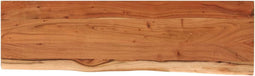 vidaXL - Tafelblad - rechthoekig - natuurlijke - rand - 120x40x2,5 - cm - acaciahout