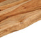 vidaXL - Tafelblad - rechthoekig - natuurlijke - rand - 120x40x2,5 - cm - acaciahout