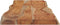 vidaXL - Tafelblad - rechthoekig - natuurlijke - rand - 120x40x2,5 - cm - acaciahout