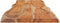 vidaXL - Tafelblad - rechthoekig - natuurlijke - rand - 140x40x2,5 - cm - acaciahout