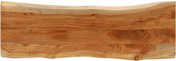 vidaXL - Tafelblad - rechthoekig - natuurlijke - rand - 140x40x3,8 - cm - acaciahout