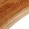 vidaXL - Tafelblad - rechthoekig - natuurlijke - rand - 140x40x3,8 - cm - acaciahout
