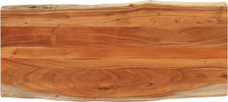 vidaXL - Tafelblad - rechthoekig - natuurlijke - rand - 140x60x2,5 - cm - acaciahout