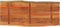 vidaXL - Tafelblad - rechthoekig - natuurlijke - rand - 140x60x2,5 - cm - acaciahout
