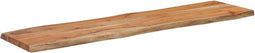 vidaXL - Tafelblad - rechthoekig - natuurlijke - rand - 160x40x2,5 - cm - acaciahout