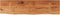 vidaXL - Tafelblad - rechthoekig - natuurlijke - rand - 160x40x2,5 - cm - acaciahout