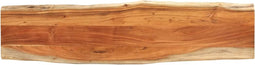vidaXL - Tafelblad - rechthoekig - natuurlijke - rand - 160x40x3,8 - cm - acaciahout