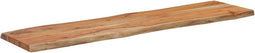 vidaXL - Tafelblad - rechthoekig - natuurlijke - rand - 180x40x2,5 - cm - acaciahout