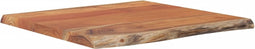 vidaXL - Tafelblad - rechthoekig - natuurlijke - rand - 40x40x2,5 - cm - acaciahout