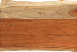 vidaXL - Tafelblad - rechthoekig - natuurlijke - rand - 60x40x3,8 - cm - acaciahout