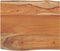 vidaXL - Tafelblad - rechthoekig - natuurlijke - rand - 70x60x2,5 - cm - acaciahout