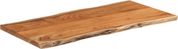 vidaXL - Tafelblad - rechthoekig - natuurlijke - rand - 80x40x2,5 - cm - acaciahout