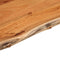 vidaXL - Tafelblad - rechthoekig - natuurlijke - rand - 80x40x2,5 - cm - acaciahout