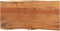 vidaXL - Tafelblad - rechthoekig - natuurlijke - rand - 80x40x2,5 - cm - acaciahout