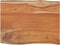 vidaXL - Tafelblad - rechthoekig - natuurlijke - rand - 80x60x2,5 - cm - acaciahout