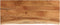 vidaXL - Tafelblad - rechthoekig - natuurlijke - rand - 90x40x2,5 - cm - acaciahout
