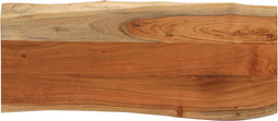 vidaXL - Tafelblad - rechthoekig - natuurlijke - rand - 90x40x3,8 - cm - acaciahout