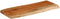vidaXL - Tafelblad - rechthoekig - natuurlijke - rand - 90x40x3,8 - cm - acaciahout