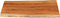 vidaXL - Tafelblad - rechthoekig - natuurlijke - rand - 90x80x3,8 - cm - acaciahout