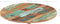 vidaXL - Tafelblad - rond - 15-16 - mm - 40 - cm - massief - gerecycled - hout