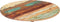 vidaXL - Tafelblad - rond - 15-16 - mm - 40 - cm - massief - gerecycled - hout