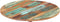vidaXL - Tafelblad - rond - 15-16 - mm - 50 - cm - massief - gerecycled - hout
