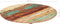 vidaXL - Tafelblad - rond - 15-16 - mm - 50 - cm - massief - gerecycled - hout