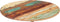 vidaXL - Tafelblad - rond - 15-16 - mm - 50 - cm - massief - gerecycled - hout