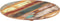 vidaXL - Tafelblad - rond - 15-16 - mm - 50 - cm - massief - gerecycled - hout