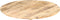 vidaXL - Tafelblad - rond - 15-16 - mm - 70 - cm - massief - mangohout