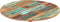vidaXL - Tafelblad - rond - 15-16 - mm - 70 - cm - massief - gerecycled - hout