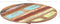 vidaXL - Tafelblad - rond - 15-16 - mm - 70 - cm - massief - gerecycled - hout