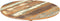 vidaXL - Tafelblad - rond - 15-16 - mm - 70 - cm - massief - gerecycled - hout